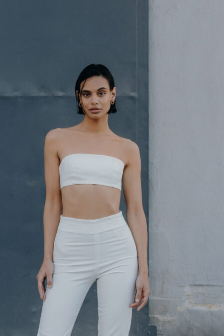 Hydra White Bustier