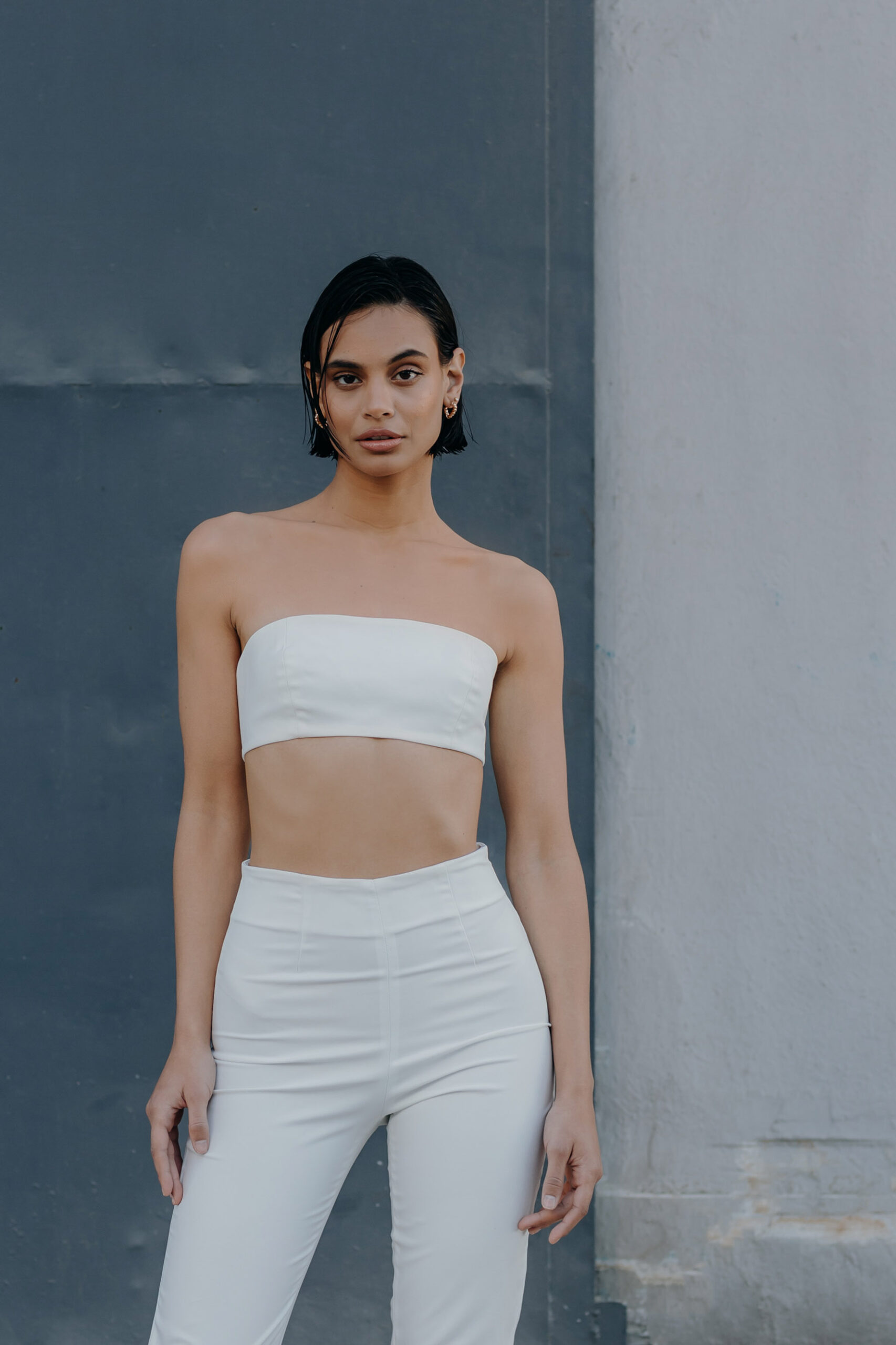 Hydra White Bustier