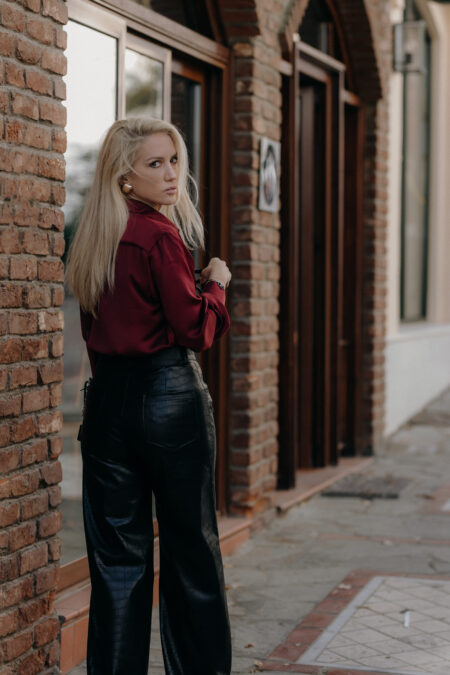 Κalisa Croco Wide leg