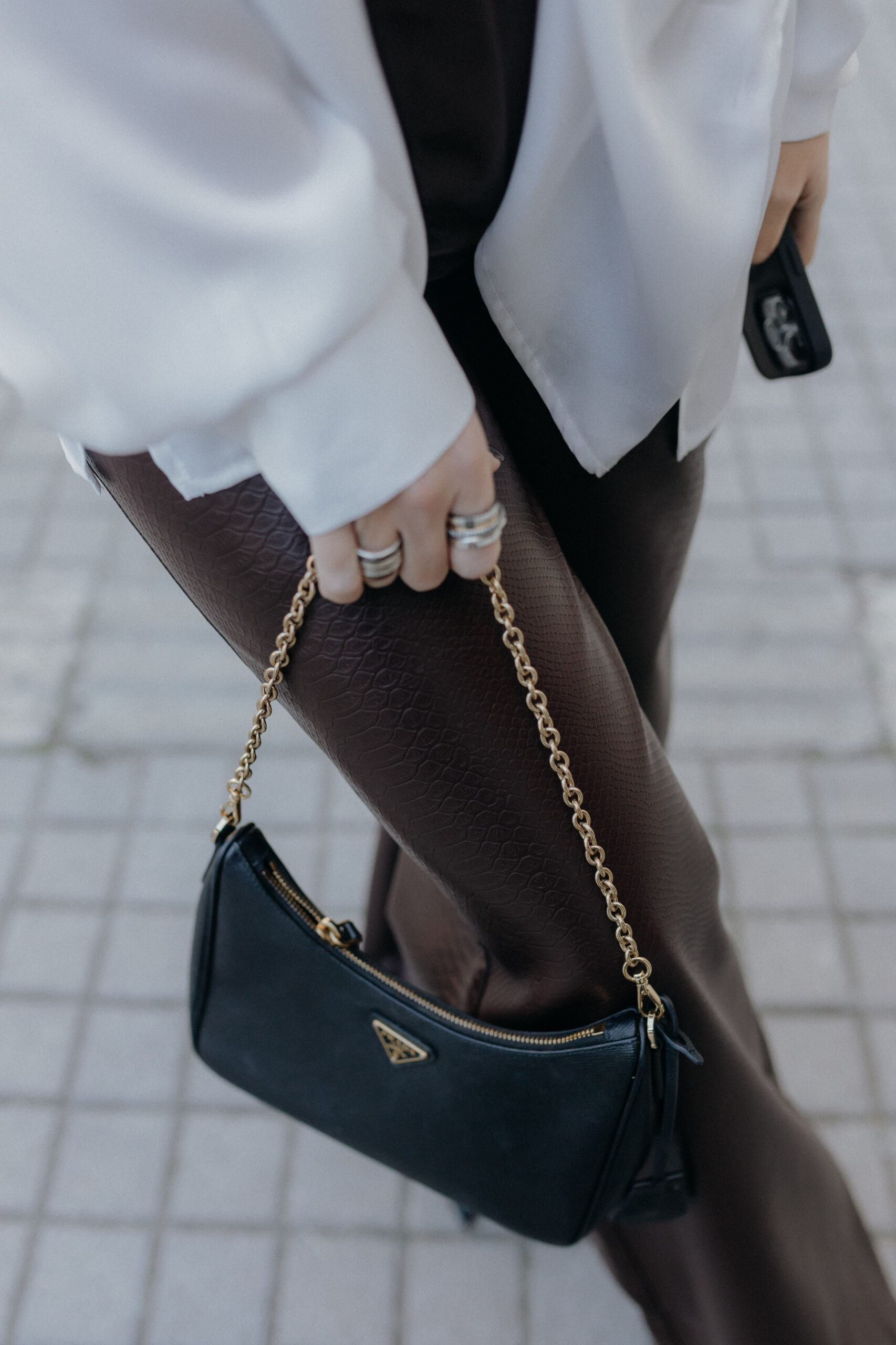 Brown Croco Wide Leg - Image 5