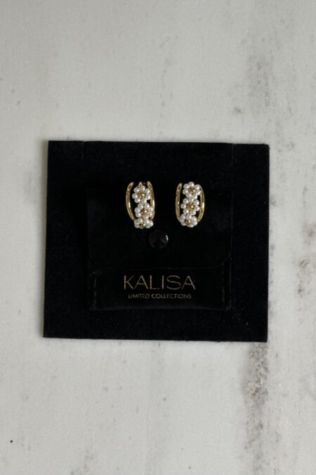 Flower Pearls Earring