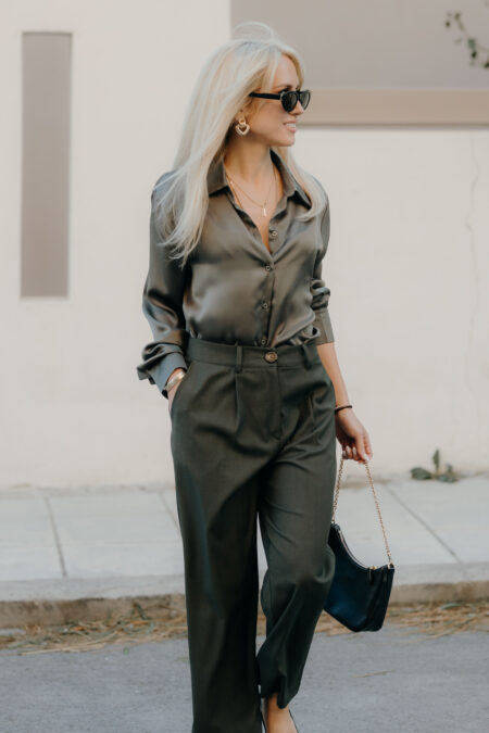 Khaki Suit Trousers