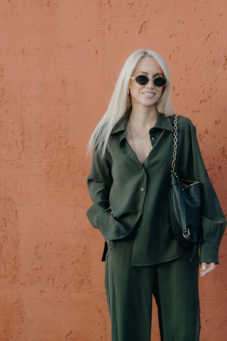 Khaki Rayon Set