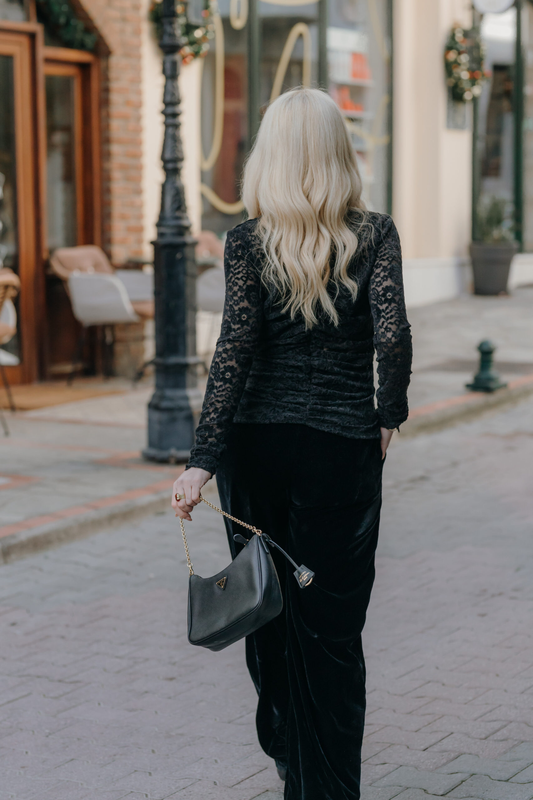 Black Velvet Pants - Image 4