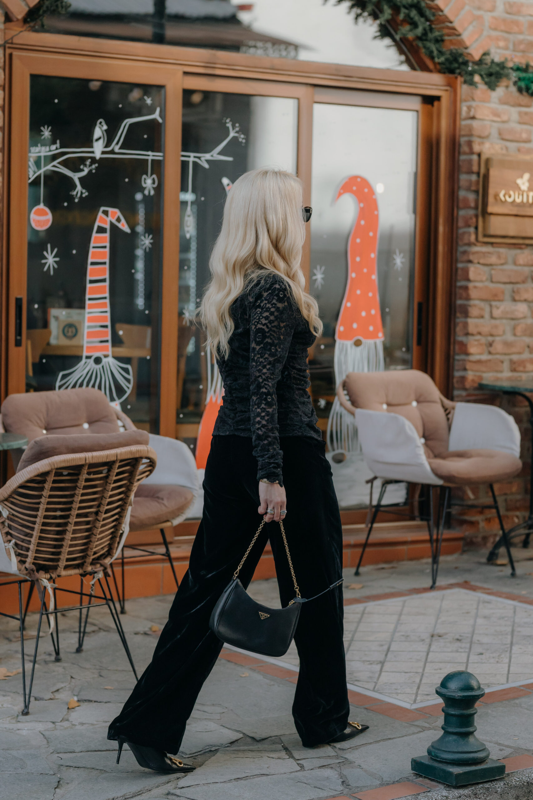 Black Velvet Pants - Image 6