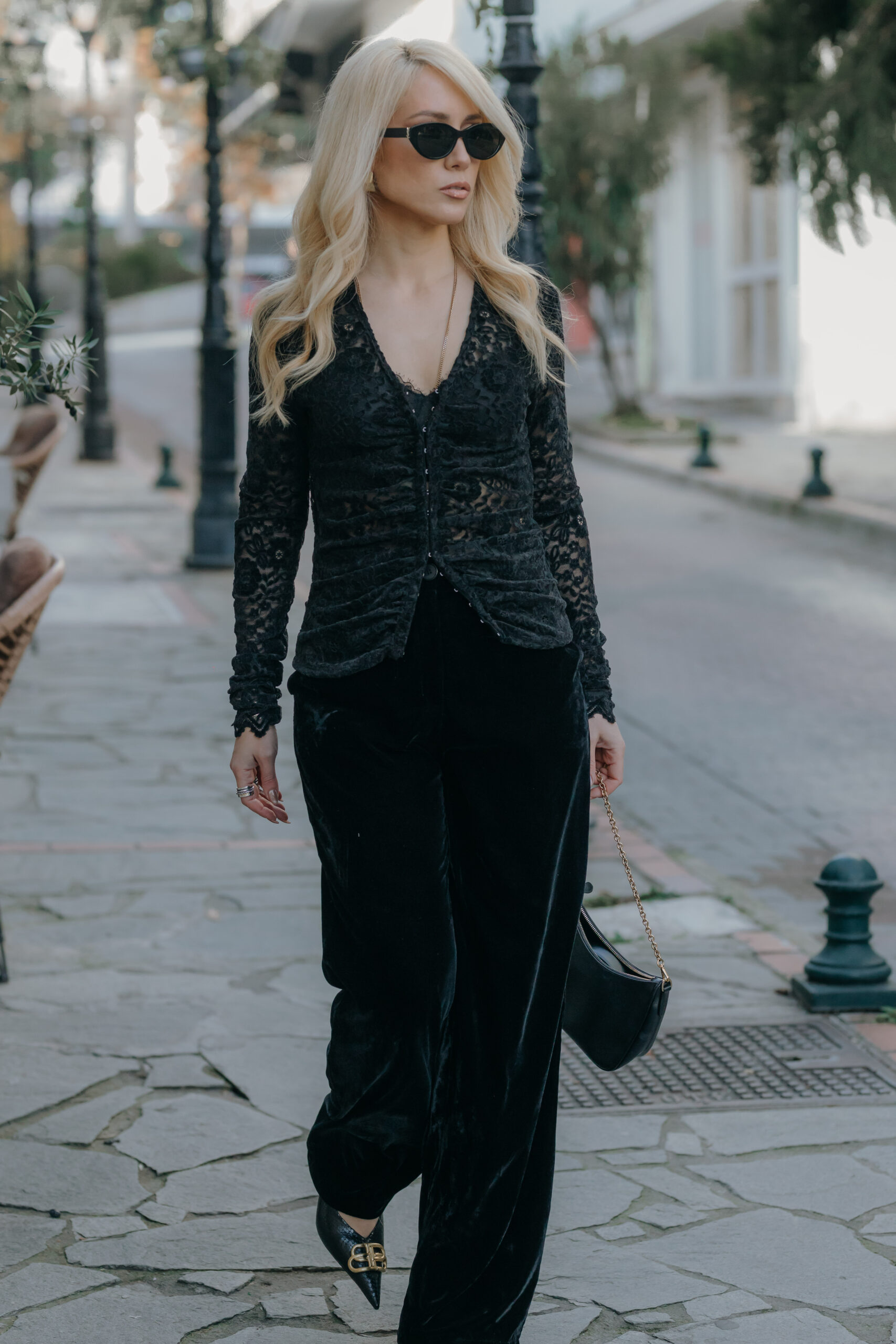 Black Velvet Pants - Image 5