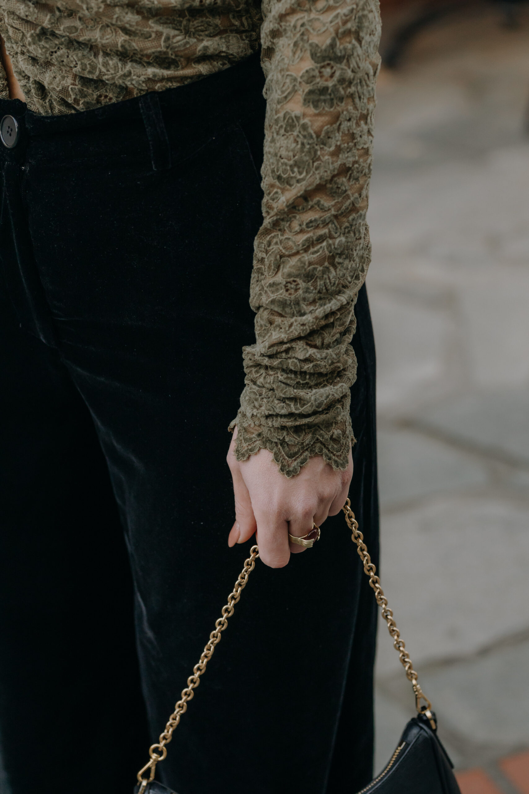 Black Velvet Pants - Image 9