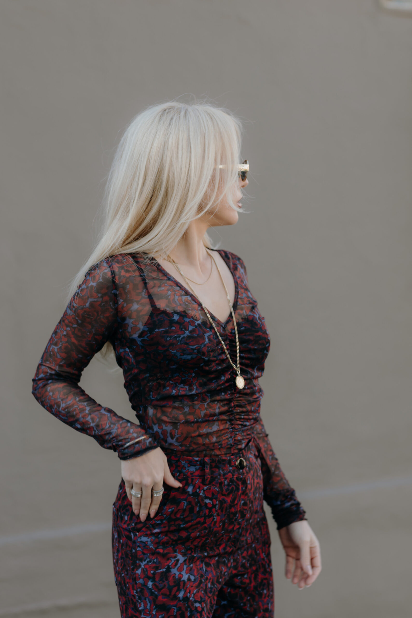 Mesh My Way Leopard Top - Image 7