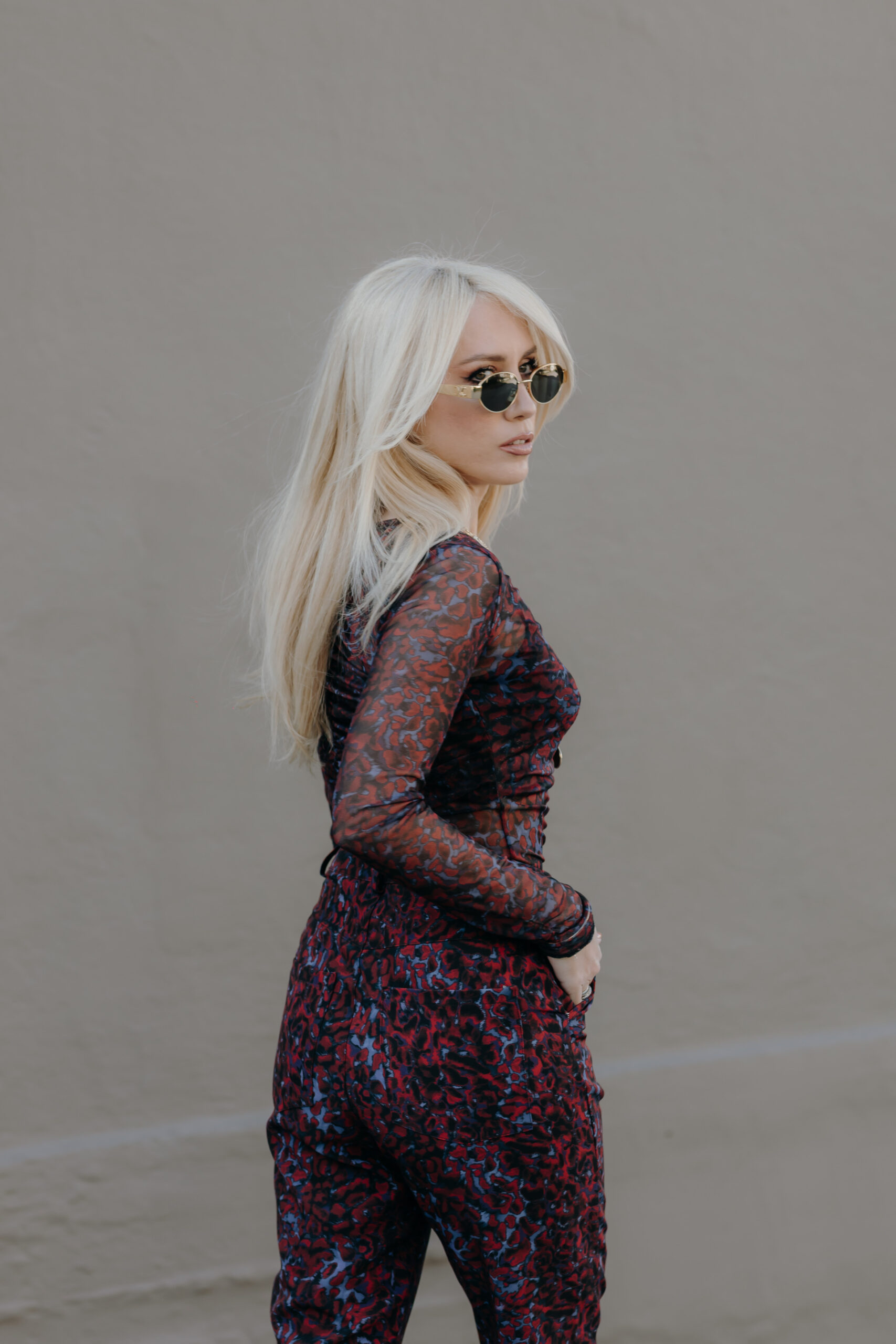 Mesh My Way Leopard Top - Image 8