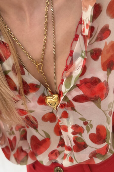 Bold Heart Necklace