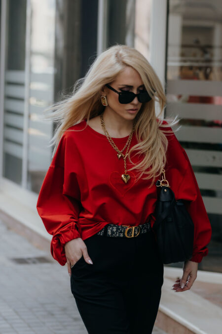 Red Kalisa Sweatheart