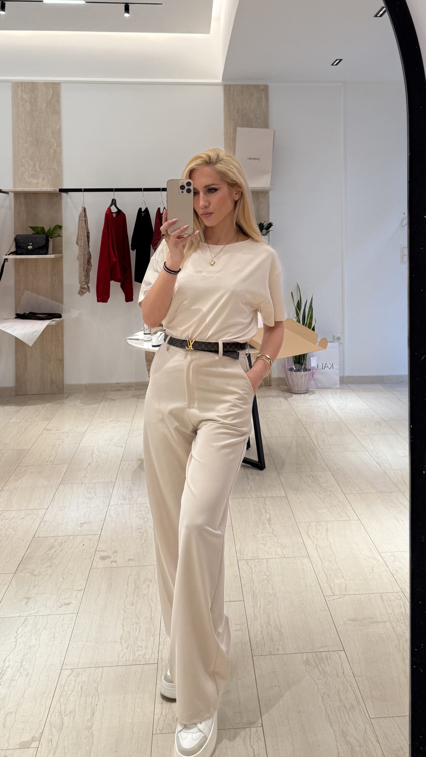 Cream Kalisa Pants