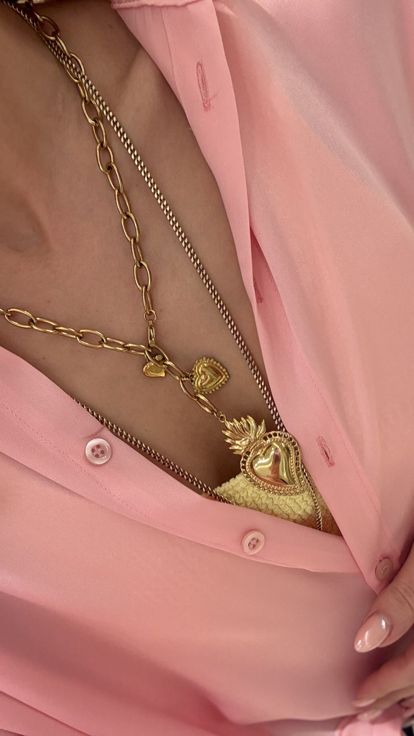 Three Hearts Necklace