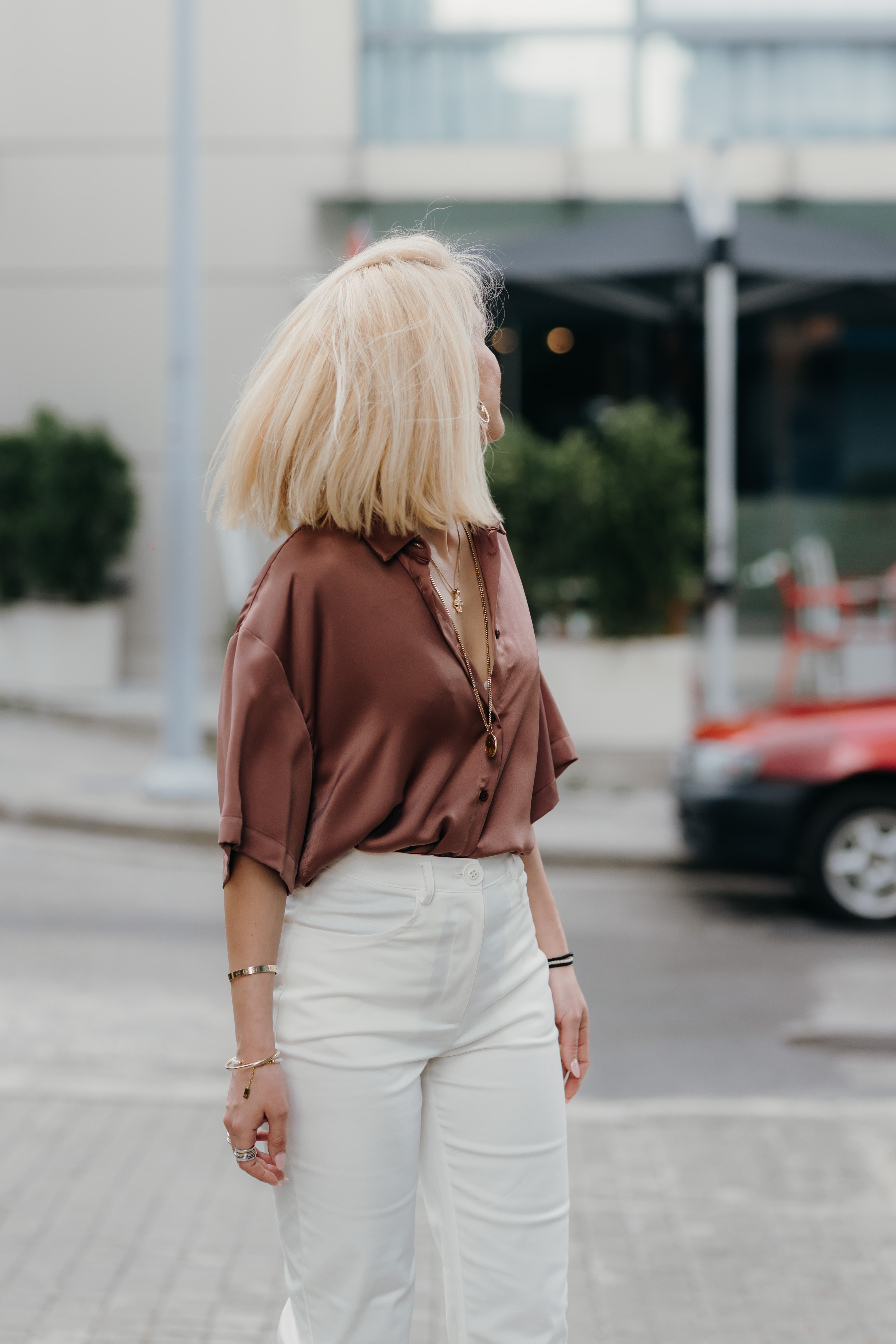 Mocha Silky Touch Shirt - Image 4